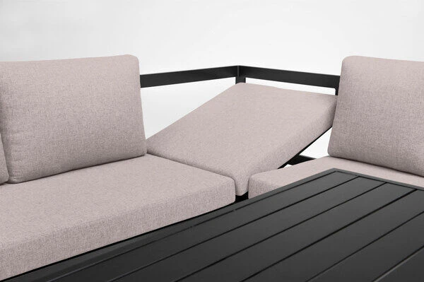 KETTLER Ocean Dining-Lounge, Anthrazit/taupe, 223 X 200 Cm, Inkl. Kissen, 0320831-7000 7 KETTLER Ocean Dining-Lounge, Anthrazit/taupe, 223 X 200 Cm, Inkl. Kissen, 0320831-7000 – Bild 7