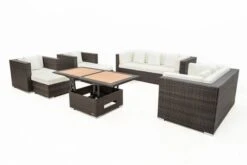 OUTFLEXX Loungemöbel-Set, Braun Marmoriert, Polyrattan, 9 Pers, Wasserfeste Kissenbox, Inkl. Loungetisch -Kettler Verkaufsgeschäft 10 16062 BOX D.jpg