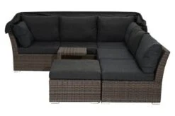 Ploß Rocking Loungeset, Grau/braun-meliert, Polyrattan, 5-6 Personen, Inkl. Sonnendach -Kettler Verkaufsgeschäft 10 18220.jpg