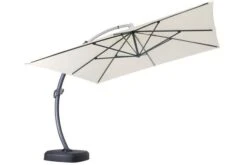 OUTFLEXX Luxus Ampelschirm, Anthrazit/creme, Edelstahl/Aluminium, 350x350cm, Inkl. Schirmständer Und Schutzhülle 24 OUTFLEXX Luxus Ampelschirm, Anthrazit/creme, Edelstahl/Aluminium, 350x350cm, Inkl. Schirmständer Und Schutzhülle -Kettler Verkaufsgeschäft 10 18351.jpg