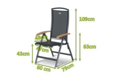 HARTMAN Raffaelo Multipositionssessel, Xerix/anthrazit, Alu/Textilene, Mit FSC-Teak-Armlehnen -Kettler Verkaufsgeschäft 11665 1 mass.jpg