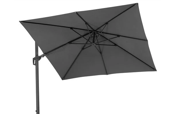 Schneider® SCHNEIDER Rhodos Twist Ampelschirm, Anthrazit, Quadratisch, 300 X 300 Cm 3 Schneider® SCHNEIDER Rhodos Twist Ampelschirm, Anthrazit, Quadratisch, 300 X 300 Cm – Bild 3