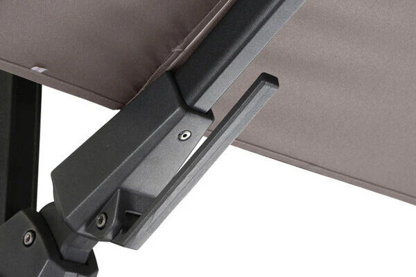 SIENA GARDEN Ampelschirm Sunset N+, Anthrazit / Taupe, Alu/Textil, Ca. 300x300 Cm 11 SIENA GARDEN Ampelschirm Sunset N+, Anthrazit / Taupe, Alu/Textil, Ca. 300x300 Cm – Bild 11