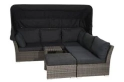 Ploß Rocking Loungeset, Grau/braun-meliert, Polyrattan, 5-6 Personen, Inkl. Sonnendach -Kettler Verkaufsgeschäft 11 18220.jpg