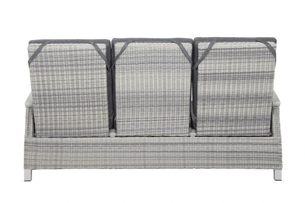 SIENA GARDEN Corido Loungeset, Ice Grey, Alu / Gardino®-Geflecht, 2 Relaxsessel + 3er Sofa, Stufenloser Lifttisch 160x90x47-71cm 11 SIENA GARDEN Corido Loungeset, Ice Grey, Alu / Gardino®-Geflecht, 2 Relaxsessel + 3er Sofa, Stufenloser Lifttisch 160x90x47-71cm – Bild 11