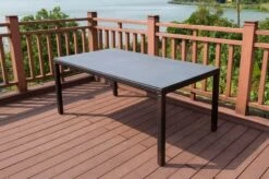 OUTFLEXX Dining Set, Braun Marmoriert, Polyrattan, Tisch 180x100cm, Spraystone, 6mm, 6 Sessel 31 OUTFLEXX Dining Set, Braun Marmoriert, Polyrattan, Tisch 180x100cm, Spraystone, 6mm, 6 Sessel -Kettler Verkaufsgeschäft 12 21232.jpg