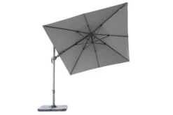 OUTFLEXX Ampelschirm, Anthrazit, Pulverbesch. Aluminium, 300x300 Cm, Inkl. Plattenständer, Twist-Funktion -Kettler Verkaufsgeschäft 13 16109.jpg