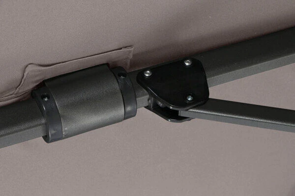 SIENA GARDEN Ampelschirm Sunset N+, Anthrazit / Taupe, Alu/Textil, Ca. 300x300 Cm 13 SIENA GARDEN Ampelschirm Sunset N+, Anthrazit / Taupe, Alu/Textil, Ca. 300x300 Cm – Bild 13