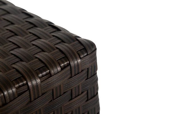 OUTFLEXX Loungemöbel-Set, Braun, Polyrattan, 5 Personen, Wasserfeste Kissenbox, Inkl. Kaffeetisch 13 OUTFLEXX Loungemöbel-Set, Braun, Polyrattan, 5 Personen, Wasserfeste Kissenbox, Inkl. Kaffeetisch – Bild 13