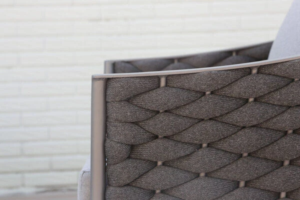 OUTFLEXX Oranger Blossom Lounge-Set, Anthrazit, Alu/XL Rope, 4-teilig, Inkl. Sitz- Und Rückenkissen, Tisch 120 X 70 X 42 Cm 13 OUTFLEXX Oranger Blossom Lounge-Set, Anthrazit, Alu/XL Rope, 4-teilig, Inkl. Sitz- Und Rückenkissen, Tisch 120 X 70 X 42 Cm – Bild 13