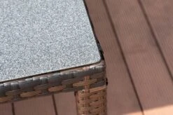 OUTFLEXX Dining Set, Braun Marmoriert, Polyrattan, Tisch 180x100cm, Spraystone, 6mm, 6 Sessel 32 OUTFLEXX Dining Set, Braun Marmoriert, Polyrattan, Tisch 180x100cm, Spraystone, 6mm, 6 Sessel -Kettler Verkaufsgeschäft 13 21232.jpg