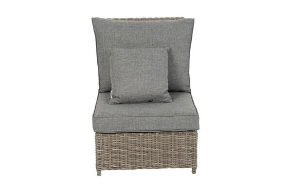 OUTFLEXX Dining Set, Grau, Polyrattan, 4tlg, 5-6 Personen, Inkl. Polster Und Kissen 14 OUTFLEXX Dining Set, Grau, Polyrattan, 4tlg, 5-6 Personen, Inkl. Polster Und Kissen – Bild 14