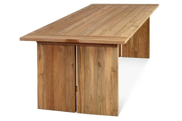 OUTFLEXX Loungegarnitur, Polyrattan/Teakholz, Tisch 160x90cm, Für 5 Personen, Wasserfeste Kissenbox 16 OUTFLEXX Loungegarnitur, Polyrattan/Teakholz, Tisch 160x90cm, Für 5 Personen, Wasserfeste Kissenbox – Bild 16