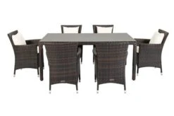 OUTFLEXX Dining Set, Braun Marmoriert, Polyrattan, Tisch 180x100cm, Spraystone, 6mm, 6 Sessel 35 OUTFLEXX Dining Set, Braun Marmoriert, Polyrattan, Tisch 180x100cm, Spraystone, 6mm, 6 Sessel -Kettler Verkaufsgeschäft 16 21232.jpg