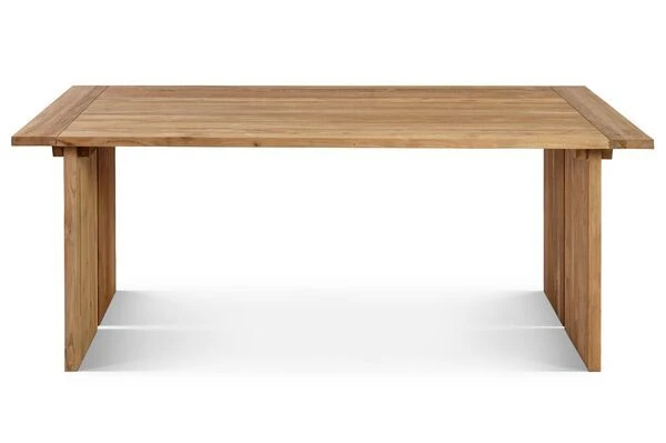 OUTFLEXX Loungegarnitur, Polyrattan/Teakholz, Tisch 160x90cm, Für 5 Personen, Wasserfeste Kissenbox 17 OUTFLEXX Loungegarnitur, Polyrattan/Teakholz, Tisch 160x90cm, Für 5 Personen, Wasserfeste Kissenbox – Bild 17