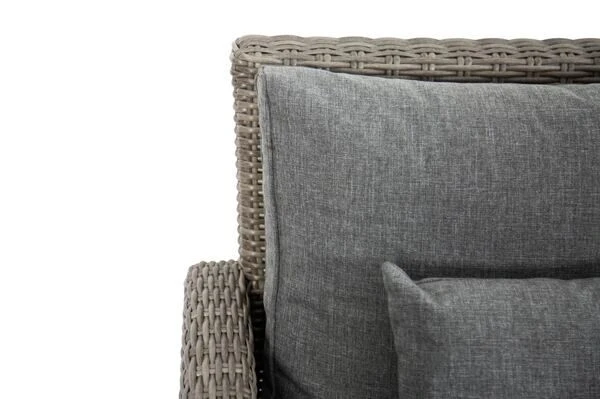 OUTFLEXX Dining Set, Grau, Polyrattan, 4tlg, 5-6 Personen, Inkl. Polster Und Kissen 17 OUTFLEXX Dining Set, Grau, Polyrattan, 4tlg, 5-6 Personen, Inkl. Polster Und Kissen – Bild 17