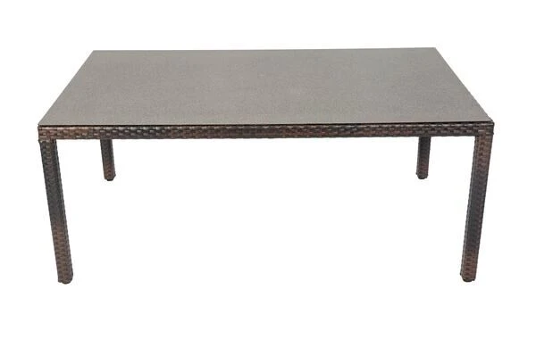 OUTFLEXX Dining Set, Braun Marmoriert, Polyrattan, Tisch 180x100cm, Spraystone, 6mm, 6 Sessel 19 OUTFLEXX Dining Set, Braun Marmoriert, Polyrattan, Tisch 180x100cm, Spraystone, 6mm, 6 Sessel – Bild 19