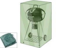 OUTFLEXX Abdeckhaube Für Grills, Z.B. CharBroil/ Napoleon Usw., Grün, Ø67 X 132 Cm