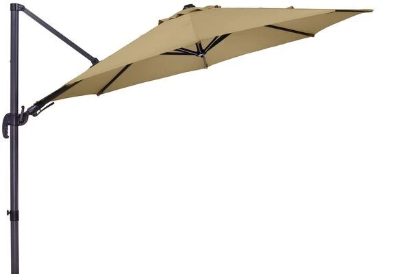 Schneider® SCHNEIDER Rhodos Eco Twist Ampelschirm, Taupe, Rund, Ø 300 Cm 1 Schneider® SCHNEIDER Rhodos Eco Twist Ampelschirm, Taupe, Rund, Ø 300 Cm