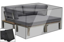 OUTFLEXX Premium Abdeckhaube, Für Lounge, Z.B. 18297, Schwarz, 161 X 151 X 63 Cm, Wasserbeständig
