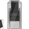 OUTFLEXX Premium Abdeckhaube, Für Stapelstühle, Z.B. 14797, Schwarz, 83 X 63 X 122 Cm, Wasserbeständig
