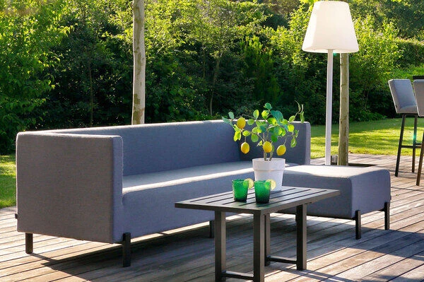 HARTMAN Dion Loungeset, Flanelle, Sunbrella, 3-4 Personen, Kaffeetisch 80 X 50 X 50 Cm 1 HARTMAN Dion Loungeset, Flanelle, Sunbrella, 3-4 Personen, Kaffeetisch 80 X 50 X 50 Cm