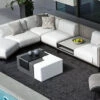 OUTFLEXX Jewel Loungeset, Marble, Alu/Sunbrella, 5-6 Pers., Eingebauter Tisch Mit Keramikplatte