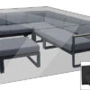 OUTFLEXX Premium Abdeckhaube Für Sitzgruppen Z.B. 20124/ 20568/ 20571, 226x292x59cm, Wasserbeständig, Schwarz