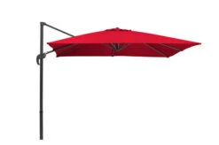 Schneider® SCHNEIDER Rhodos Junior Ampelschirm, Rot, 270x270 Cm, Quadratisch