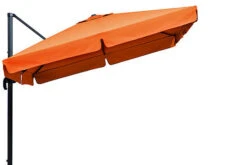 Schneider® SCHNEIDER Rhodos Ampelschirm, Terracotta, Quadratisch, 300 X 300 Cm