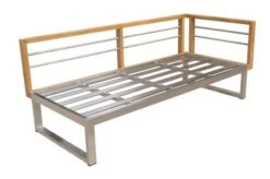 OUTFLEXX Ecklounge, Natur/grau, Edelstahl/Teak, 5 Personen, Inklusive Sessel Und Tisch 110 X 60 Cm, Lehne Links -Kettler Verkaufsgeschäft 21650 4.JPG 1