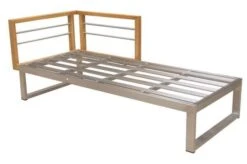 OUTFLEXX Ecklounge, Natur/grau, Edelstahl/Teak, 5 Personen, Inklusive Sessel Und Tisch 110 X 60 Cm, Lehne Links -Kettler Verkaufsgeschäft 21652 4.JPG