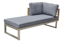 OUTFLEXX Ecklounge, Natur/grau, Edelstahl/Teak/Keramik, 5 Personen, Inklusive Sessel Und Multifunktionstisch 100 X 70 Cm, Lehne Links -Kettler Verkaufsgeschäft 21652 9 2.jpg 2