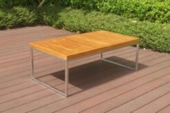 OUTFLEXX Ecklounge, Natur/grau, Edelstahl/Teak, 4 Personen, Inklusive Tisch 110 X 60 Cm, Lehne Links -Kettler Verkaufsgeschäft 21655 1.JPG