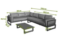 OUTFLEXX Ecklounge, Anthrazit Matt/dunkelgrau, Alu/Spuncrylic, 3-tlg., Tisch 110x62cm, 5-6 Pers -Kettler Verkaufsgeschäft 21805 5.jpg