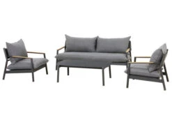 OUTFLEXX Monti Loungemöbel, Dunkelgrau, Alu/Teak/Keramikglas/Polyester, Für 4 Personen, Inkl. Loungetisch -Kettler Verkaufsgeschäft 21823 3.jpg