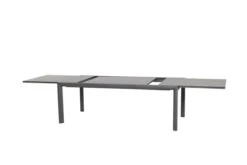 SIENA GARDEN Gomera II/Kingston Esstischgarnitur, Matt Graphit/grau/slate Look, Alu/Teak/Keramik/Texfabric, Tisch 220/340x108 Cm, 10 Stapelsessel -Kettler Verkaufsgeschäft 22064 6.jpg