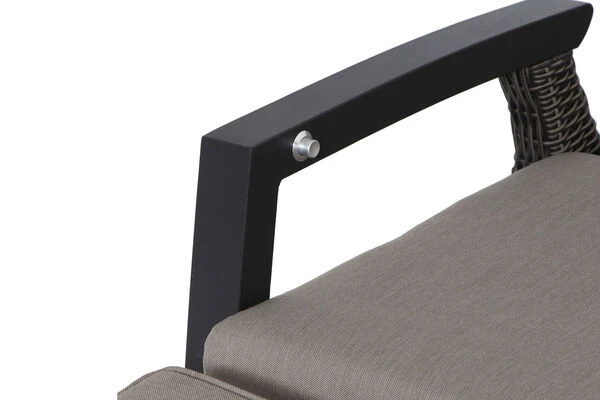 SIENA GARDEN Corido/Bellani Grau Loungeset, Charcoal/anthrazit/grau, Alu/Gardino®-Geflecht, Lifttisch 140x85 Cm, 4 Relaxsessel 6 SIENA GARDEN Corido/Bellani Grau Loungeset, Charcoal/anthrazit/grau, Alu/Gardino®-Geflecht, Lifttisch 140x85 Cm, 4 Relaxsessel – Bild 6