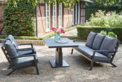 SIENA GARDEN Belia/Bellani Loungemöbel, Matt Anthrazit/grau, Alu/Keramik, Lifttisch 140x85 Cm, 1x 3-Sitzer, 2 Sessel -Kettler Verkaufsgeschäft 22122 11.jpg