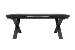 OUTFLEXX Esstischgarnitur, OUTFLEXX® Anthrazit Matt, Alu / Spraystone / Textil, Tisch 180/280x100cm, 4 Stapelsessel, 2 Multipo -Kettler Verkaufsgeschäft 22139 11.jpg