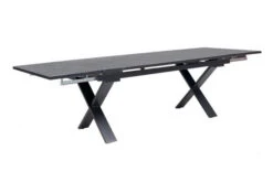 OUTFLEXX Esstischgarnitur, OUTFLEXX® Anthrazit Matt, Alu / Spraystone / Textil, Tisch 180/280x100cm, 4 Stapelsessel, 2 Multipo -Kettler Verkaufsgeschäft 22139 7.jpg