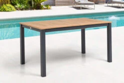 OUTFLEXX Esstischgarnitur, OUTFLEXX® Anthrazit Matt, Alu / Teak / Textil, Ausziehtisch 150/210x90cm, 8 Stapelsessel -Kettler Verkaufsgeschäft 22179 4.jpg