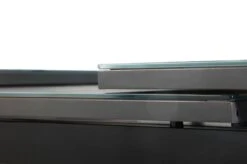 OUTFLEXX Premium Esstischgarnitur, OUTFLEXX® Anthrazit Matt, Alu / Glas / Teak, Tisch 180/240x100cm, 6 Stapelsessel 31 OUTFLEXX Premium Esstischgarnitur, OUTFLEXX® Anthrazit Matt, Alu / Glas / Teak, Tisch 180/240x100cm, 6 Stapelsessel -Kettler Verkaufsgeschäft 22207 13.jpg