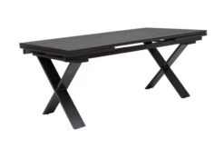 OUTFLEXX Esstischgarnitur, Anthrazit, Alu / Keramik / Textil, 180/280x100cm, 2 Multipo, 6 Stapelsessel -Kettler Verkaufsgeschäft 22236 10.jpg