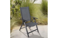 OUTFLEXX Esstischgarnitur, Anthrazit, Alu / Keramik / Textil, 180/280x100cm, 2 Multipo, 6 Stapelsessel -Kettler Verkaufsgeschäft 22236 3.jpg