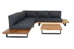 OUTFLEXX Ecklounge, Anthrazit, Akazie, 5 Personen, Inkl. Polster Und Kaffeetisch 77 X 77 Cm -Kettler Verkaufsgeschäft 22374 2.jpg