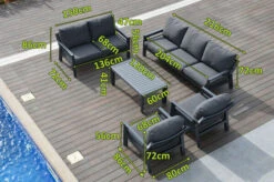 OUTFLEXX Loungemöbel, Anthrazit, Alu/Olefin, 7 Personen, Loungetisch 120x60 Cm -Kettler Verkaufsgeschäft 22431 4.jpg