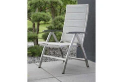 STERN Esstischgarnitur, Silber/grau, Edelstahl/Textilene, Tisch 200 X 100 Cm, 2 Teilige Tischplatte, 4 Stapelsessel, 2 Multipo, Padded -Kettler Verkaufsgeschäft 22905 04.jpg