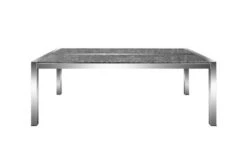 STERN Esstischgarnitur, Silber/grau, Edelstahl/Textilene, Tisch 200 X 100 Cm, 2 Teilige Tischplatte, 4 Stapelsessel, 2 Multipo, Padded -Kettler Verkaufsgeschäft 22905 09.jpg