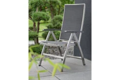 STERN Esstischgarnitur, Silbergrau/grau, Edelstahl/Textilene, Tisch 200 X 100 Cm, 4 Stapelsessel, Hohe Rückenlehne, 2 Multipo -Kettler Verkaufsgeschäft 22911 04.jpg